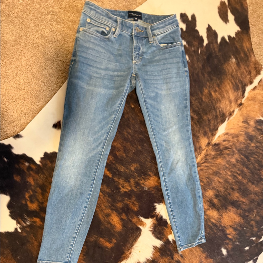 Lucky Brand Denim Skinny Jeans In Light Blue Lucky Brand Denim Skinny Jeans In Light Blue